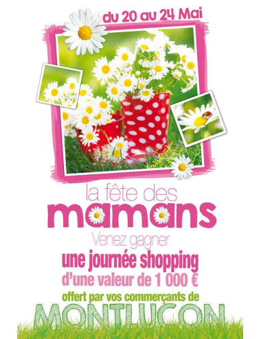 Affiches A2 (42x59,4 cm) Bonne Fête Maman