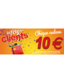 Chèques cadeaux classiques La Fête des clients