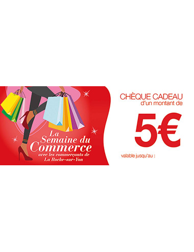 Chèques cadeaux classiques La Semaine du Commerce