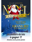 Affiches A2 (42x59,4 cm) Joyeux Noël Père-Noël Neige