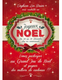 Affiches A2 (42x59,4 cm) Joyeux Noël Couronne