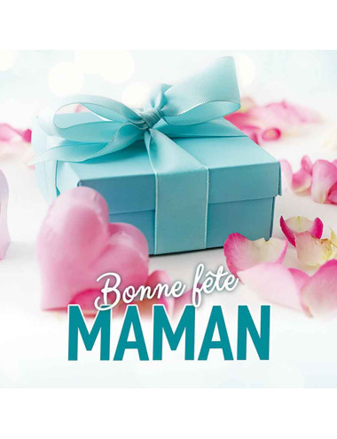 Tickets de tombola 10x10 Bonne Fête Maman Cadeau bleu