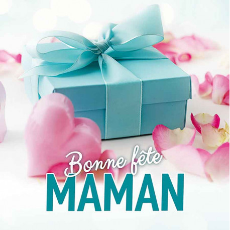 Tickets de tombola 10x10 Bonne Fête Maman Cadeau bleu