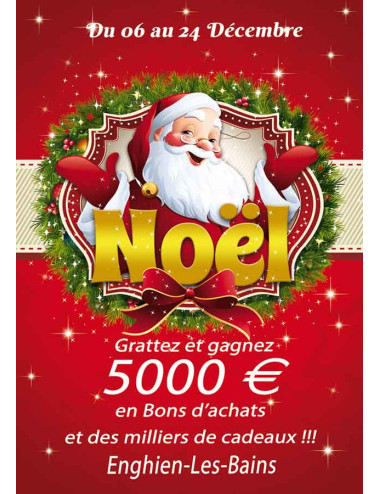 Affiches A2 (42x59,4 cm) Noël Santa Claus
