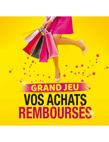 Tickets de tombola 10x10 Opération Achat remboursé