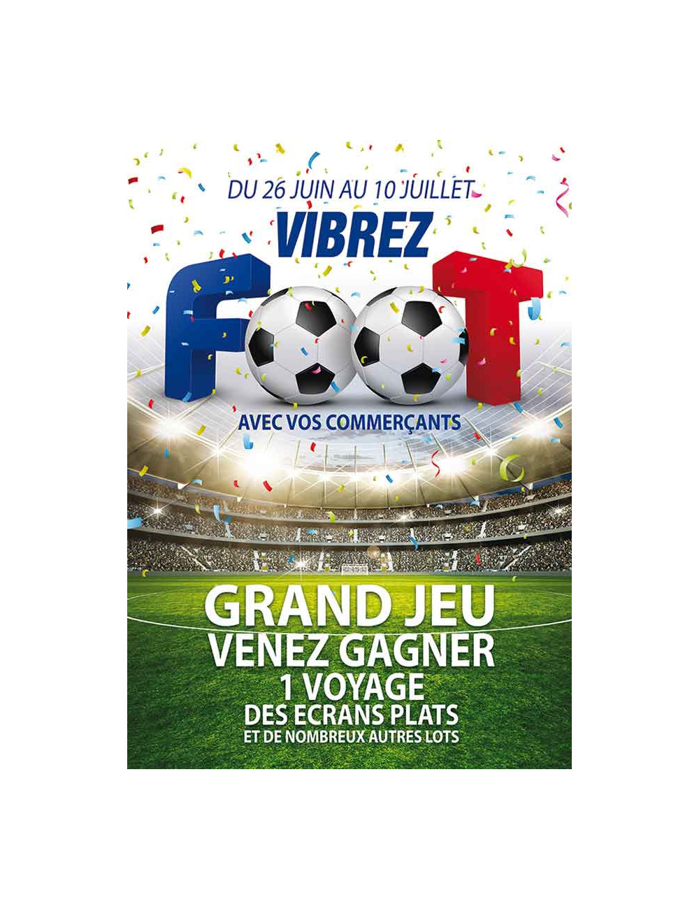 Affiches A2 (42x59,4 cm) Vibrez Foot