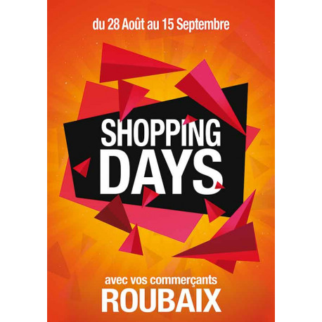 Affiches A2 (42x59,4 cm) Shopping Day