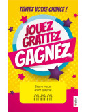 Cartes à gratter perdantes - 1000 ex Jouez grattez gagnez