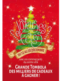 Affiches A2 (42x59,4 cm) Joyeuses Fêtes sapin graphique