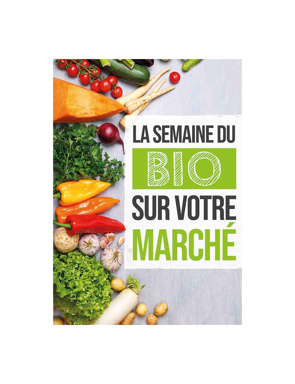 Affiche suspendu Semaine bio