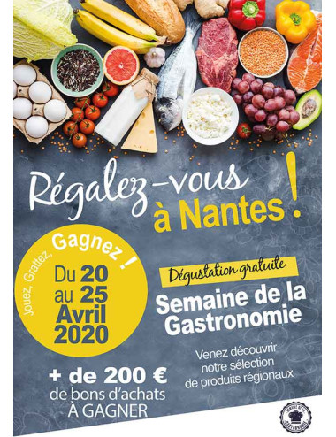 Affiche suspendu Régalez-vous