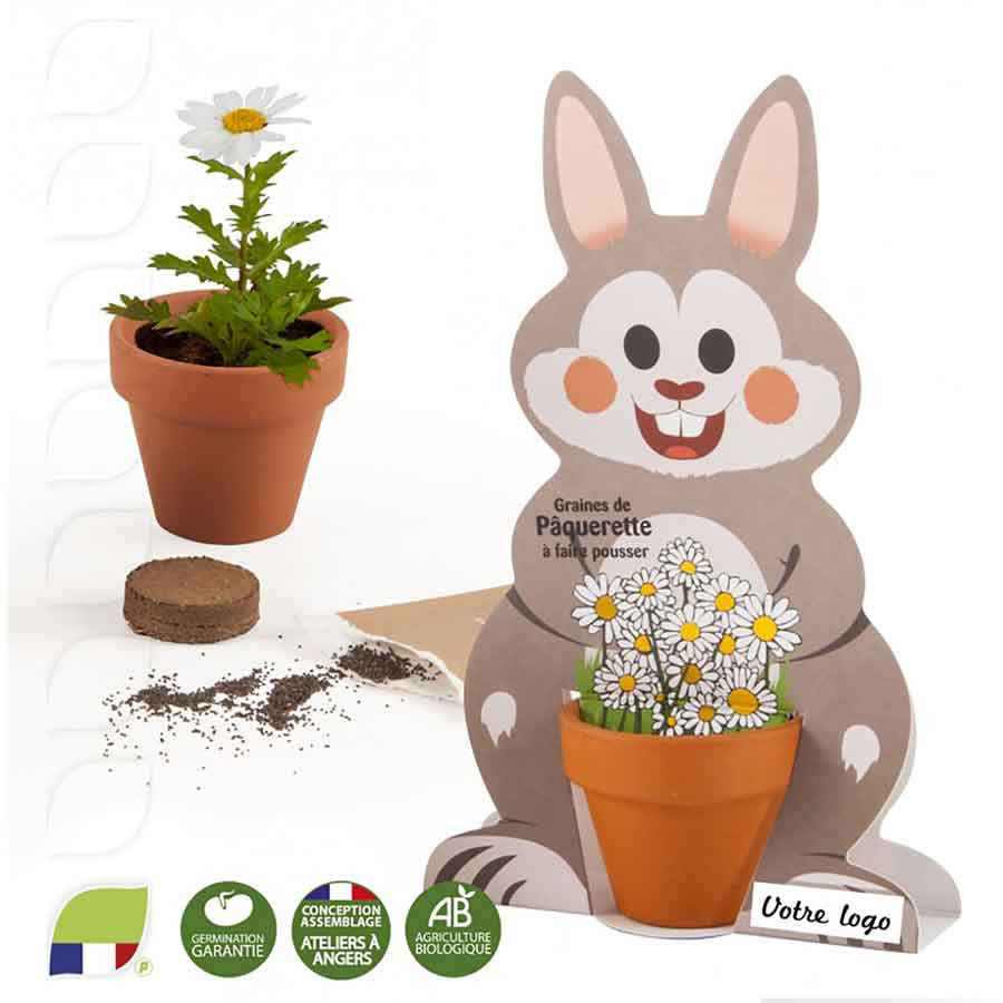 Carte Lapin Joyeuses Paqies Colibri