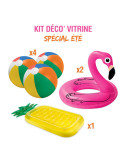 Kit déco vitrine Été