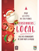 Affiches A2 (42x59,4 cm) Joyeux Noël Consommons Local