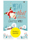 Cartes à gratter perdantes - 1000 ex Joyeux Noël ho ho ho