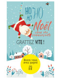 Cartes à gratter perdantes - 1000 ex Joyeux Noël ho ho ho