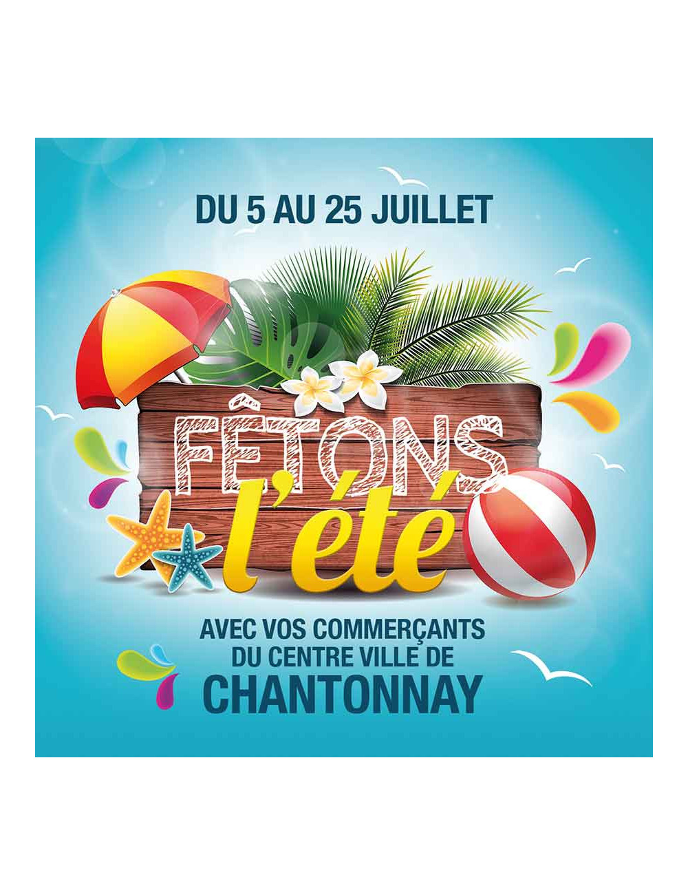 Tickets de tombola 10x10 Opération Spécial été