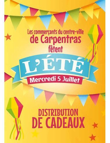 Affiches A2 (42x59,4 cm) Fêtez l été 2020