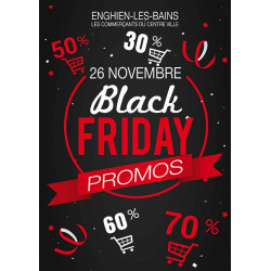 Affiches A3 (30x42 cm) Black Friday Promos