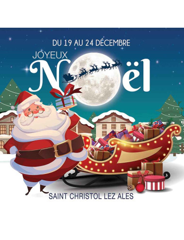 Mobile suspendu Joyeux Noël Lune