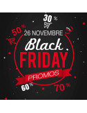 Stickers vitrine 40x40 cm Black Friday Promos