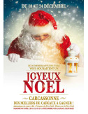 Affiches A2 (42x59,4 cm) Joyeux Noël Père Noël lanterne