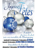 Tracts 15x21 Joyeuses Fêtes boules bleu/argent