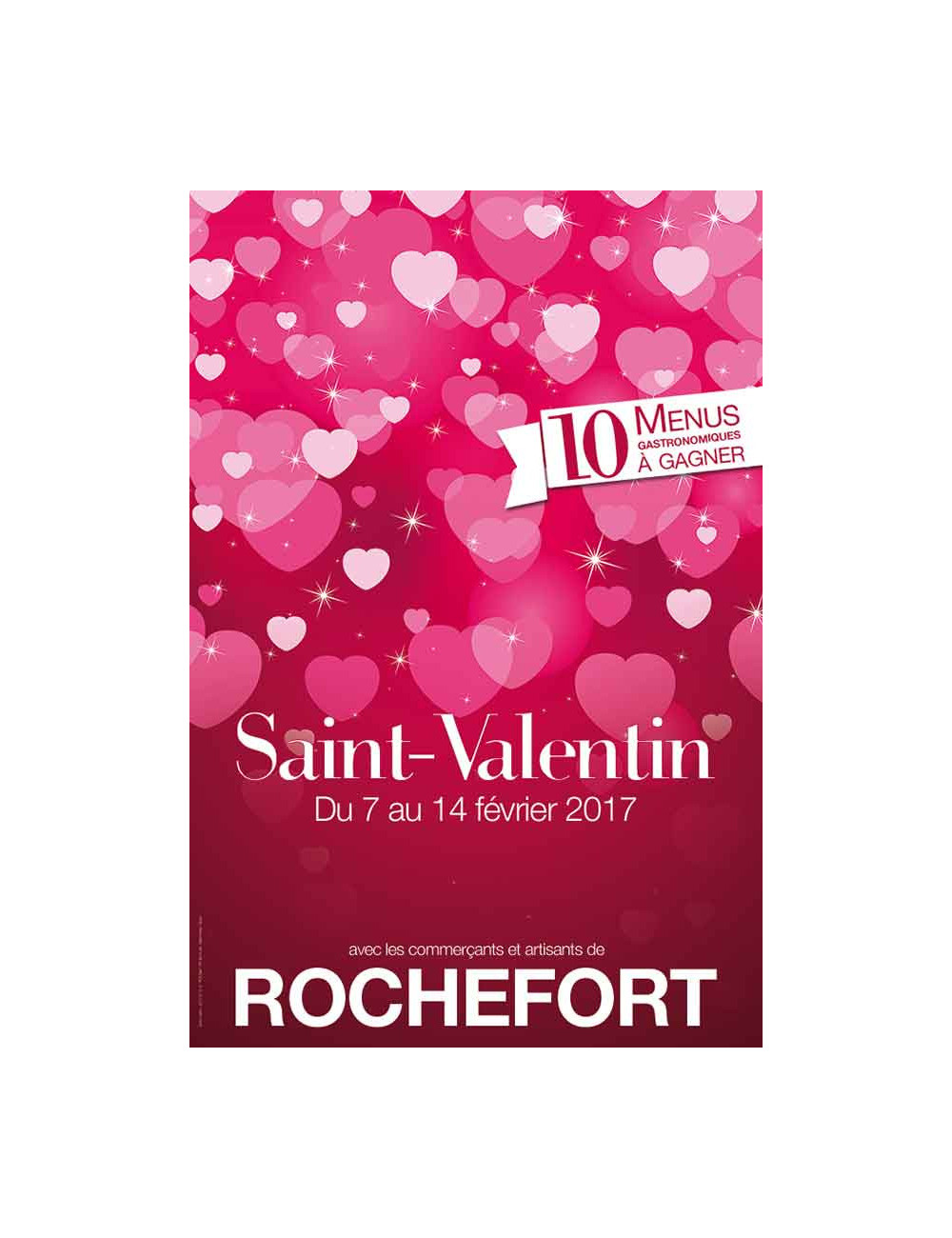 Affiches A3 (30x42 cm) Saint Valentin 2015