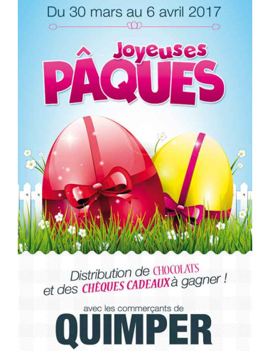 Affiches A2 (42x59,4 cm) Joyeuses Pâques