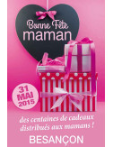 Tracts 15x21 Bonne Fête Maman Rose