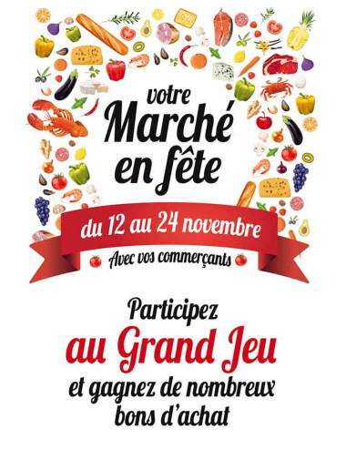 Affiches A3 (30x42 cm) Marché en Fête 2