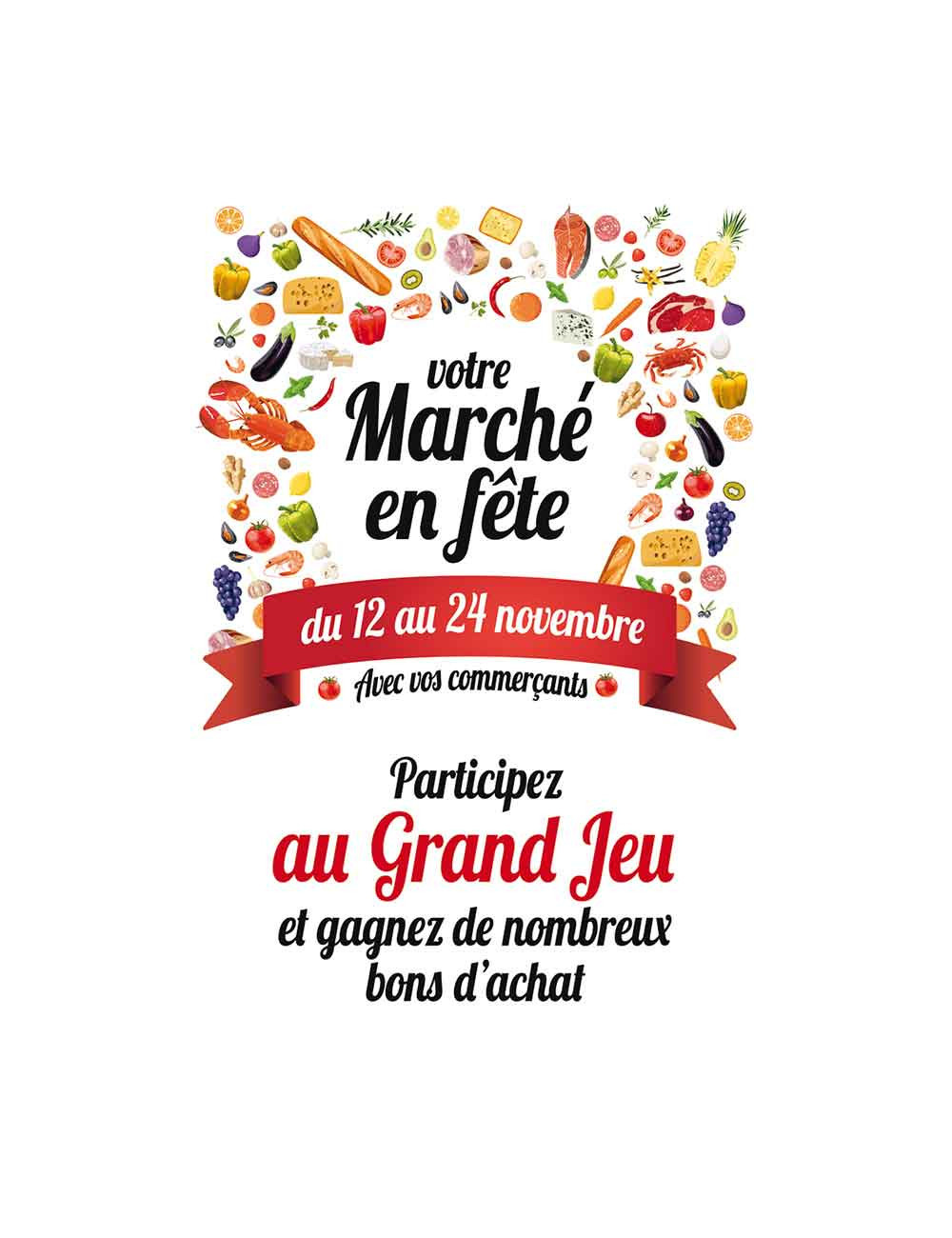 Affiches A3 (30x42 cm) Marché en Fête 2