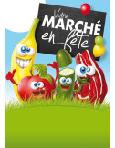 Affiches A2 (42x59,4 cm) Marché en Fête légumes