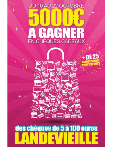 Affiches A2 (42x59,4 cm) Chèque Kdo Jouez Grattez Gagnez