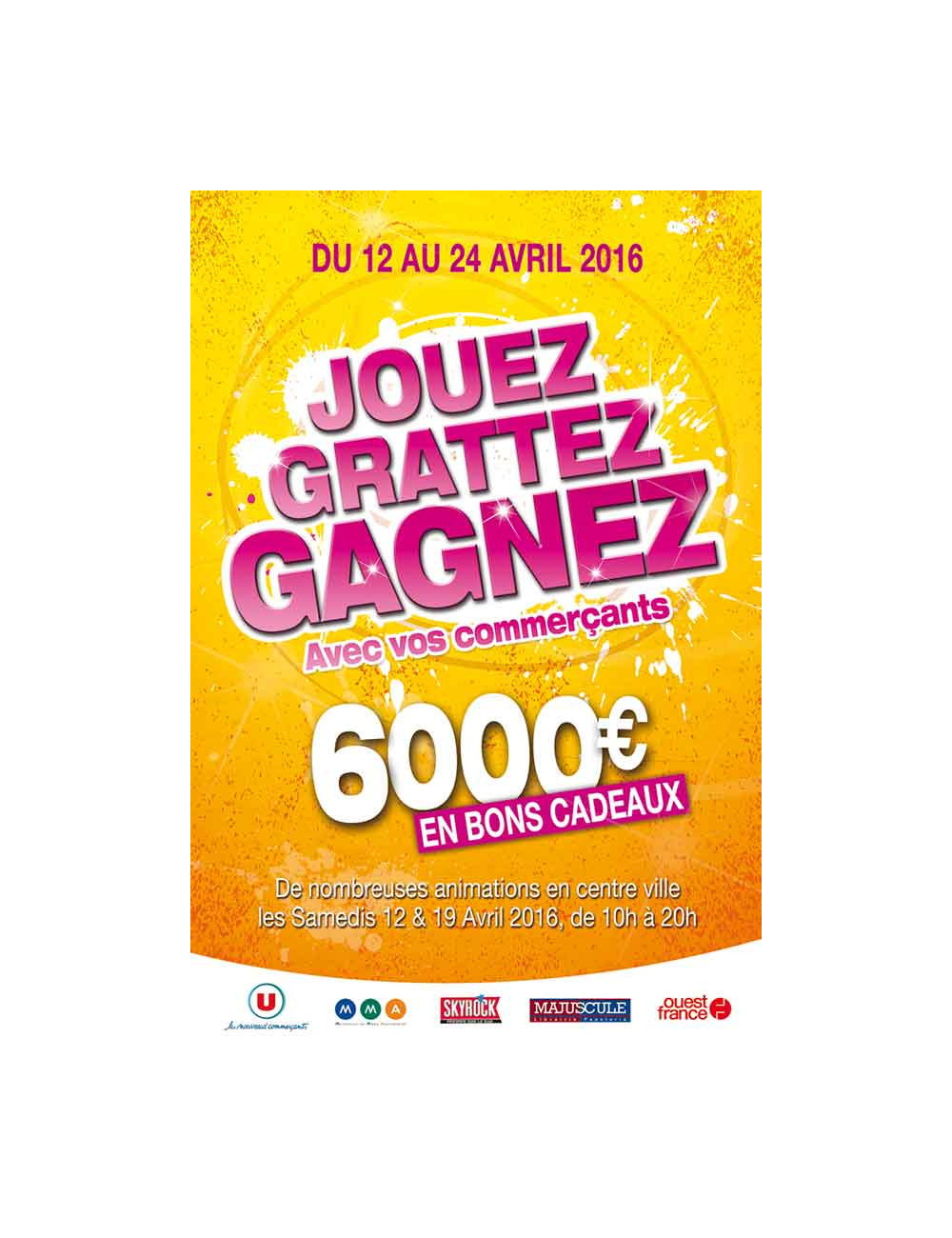 Tracts 21x29,7 Jouez Grattez Gagnez