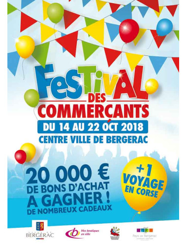 Affiches A2 (42x59,4 cm) Festival des Commerçants