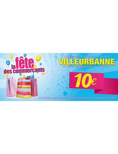 Chèques cadeaux classiques Fête des commerçants