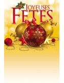 Affiches A2 (42x59,4 cm) Joyeux Noël Joyeuses fêtes