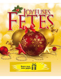 Affiches A3 (30x42 cm) Joyeux Noël Joyeuses fêtes