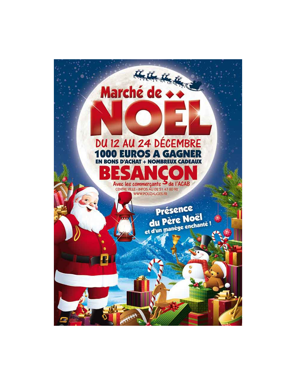 Affiches A3 (30x42 cm) Joyeux Noël