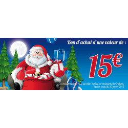 Chèques cadeaux sécurisés recto verso Joyeux Noël Père Noël BD