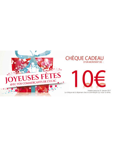 Chèques cadeaux classiques Joyeuses Fêtes paquet cadeau multi