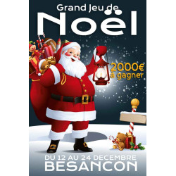 Affiches A2 (42x59,4 cm) Joyeux Noël Grand Jeu