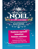 Affiches A2 (42x59,4 cm) Marché de Noël Bleu Nuit