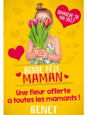 Affiches A3 (30x42 cm) Bonne Fête Maman petite fille