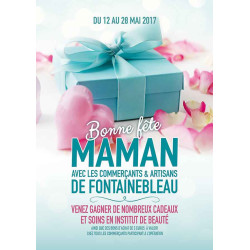 Affiches A3 (30x42 cm) Bonne Fête Maman Cadeau bleu