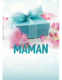 Affiches A3 (30x42 cm) Bonne Fête Maman Cadeau bleu