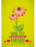 Guirlandes intérieures spécifiques Bonne Fête Maman fleur Gerbera