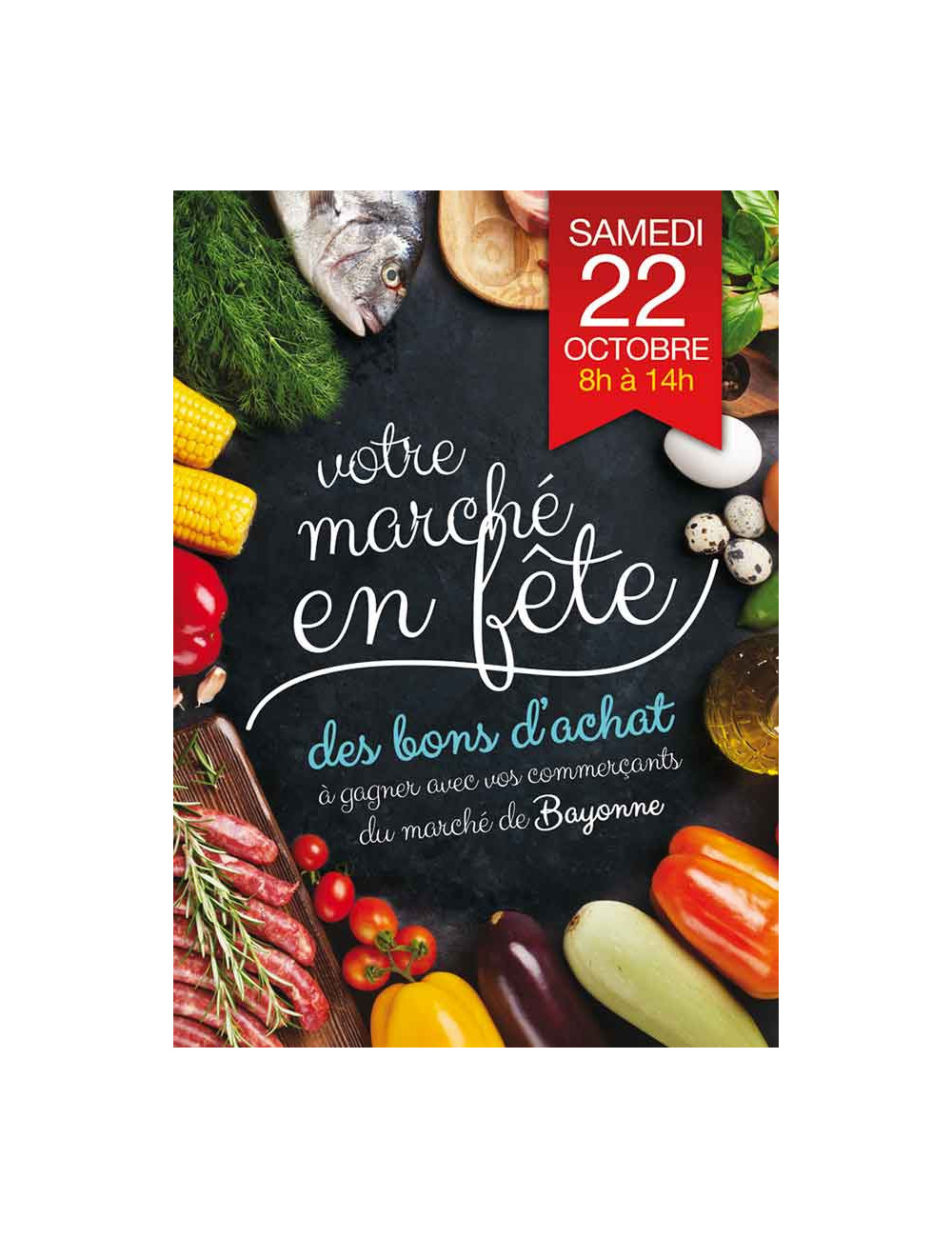 Affiches A2 (42x59,4 cm) Marché en fête 2019