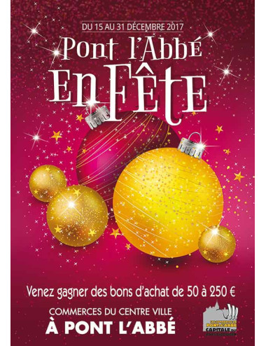 Affiches A2 (42x59,4 cm) Joyeuses Fêtes boules rose